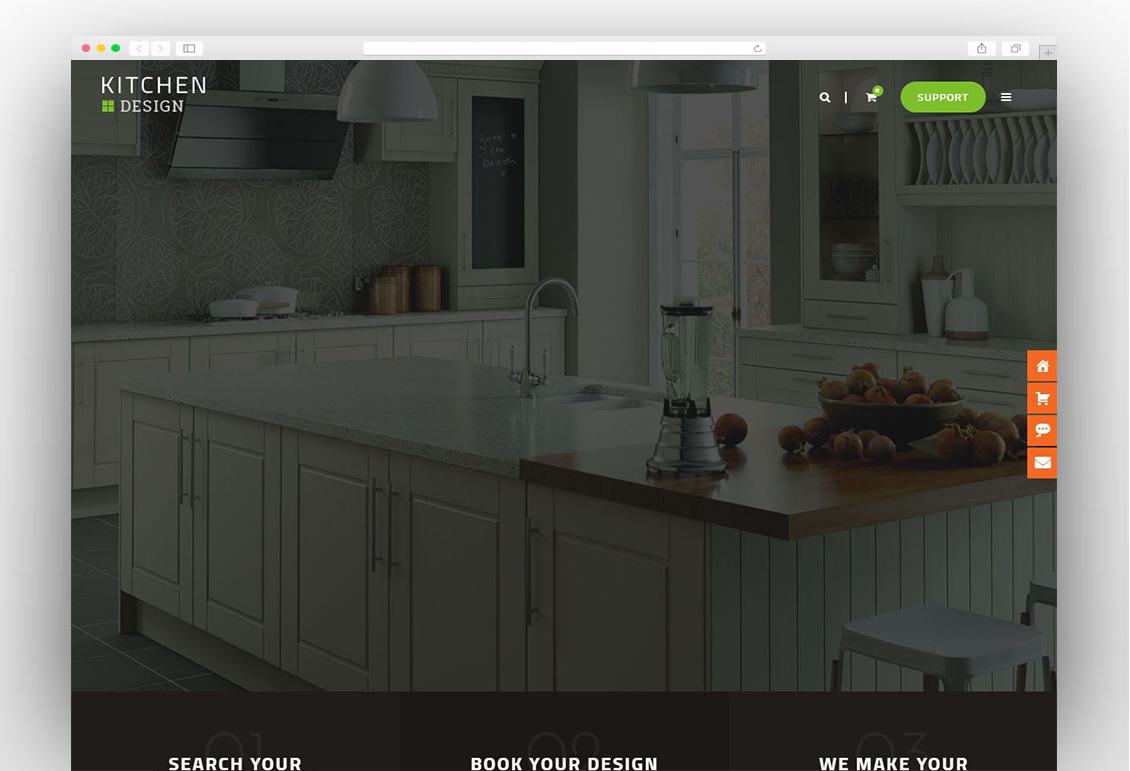 kitchen design responsive wordpress nulled