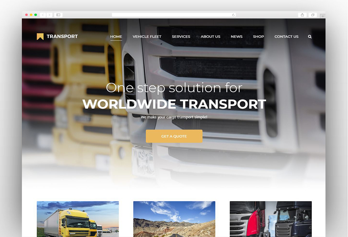 Transport - WP Transportation & Logistic Theme