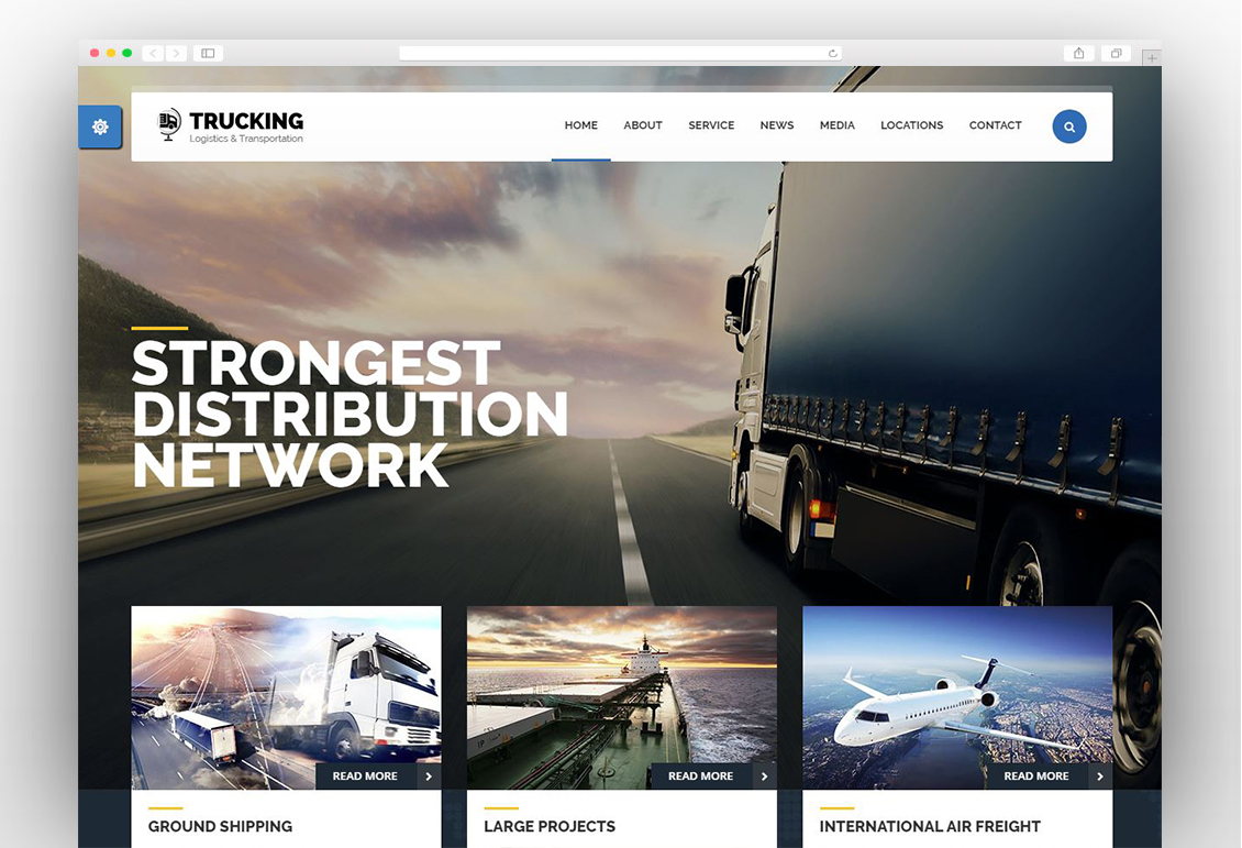 Trucking - Transportation & Logistics WordPress