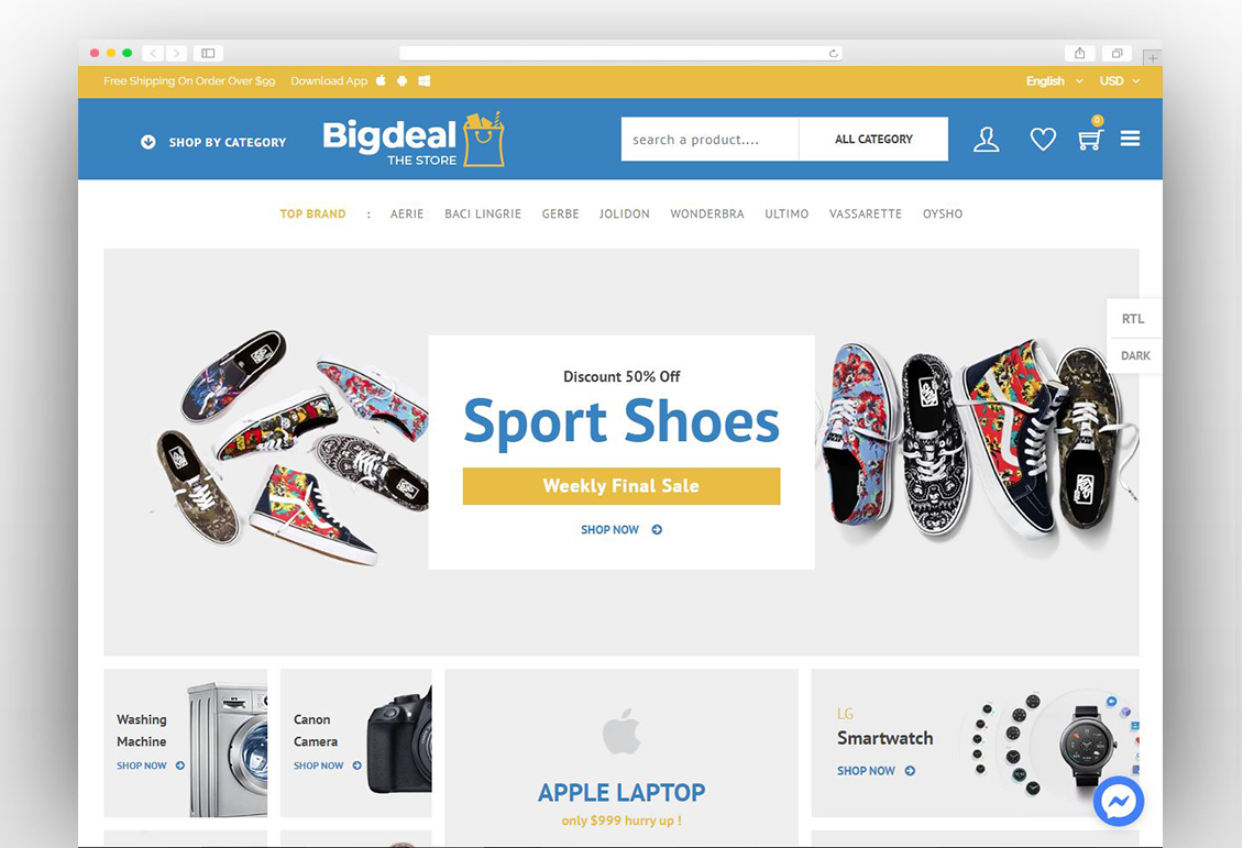 Bigdeal - Shopify Responsive Theme