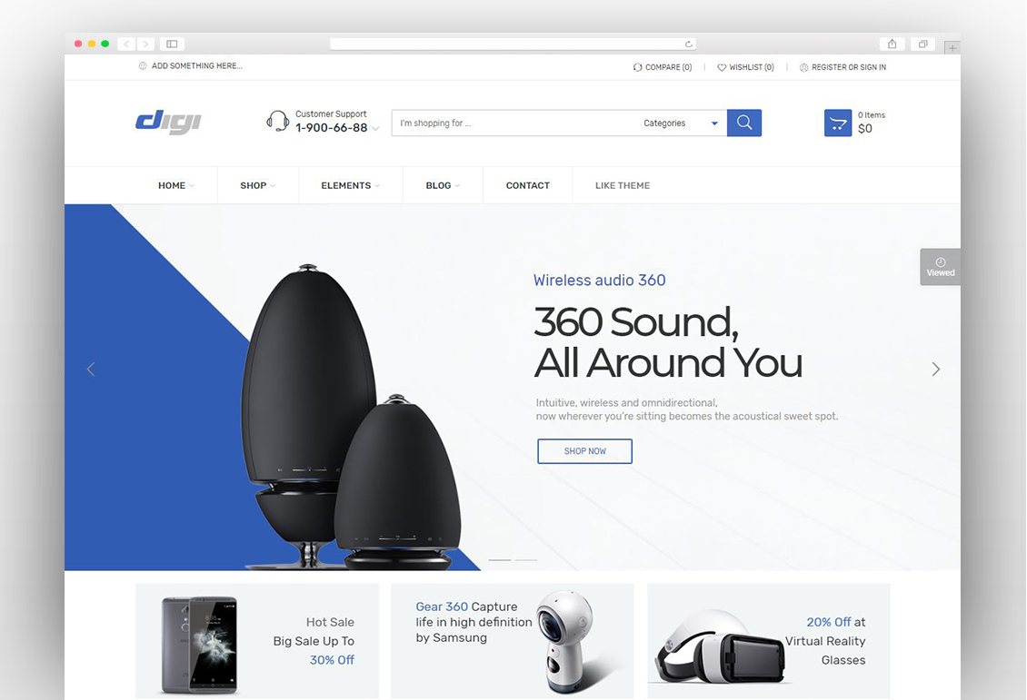 Digi - Electronics Store WooCommerce Theme