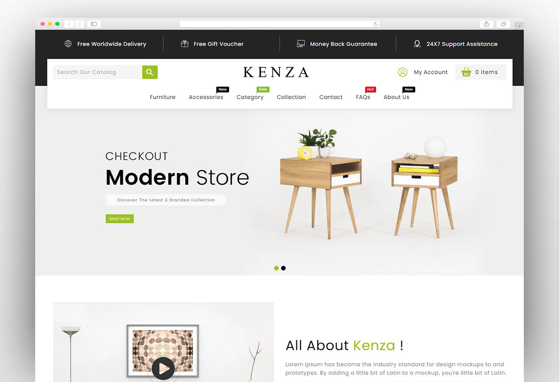 Kenza - Sectioned Multipurpose Shopify Theme