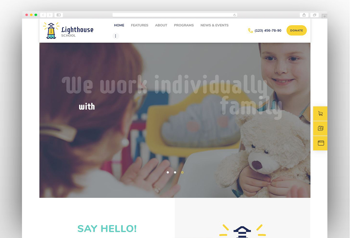 Lighthouse | School for Handicapped Kids with Special Needs WordPress Theme