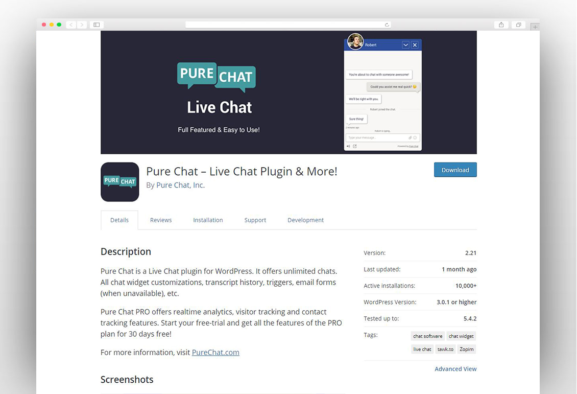 Pure Chat – Live Chat Plugin & More!
