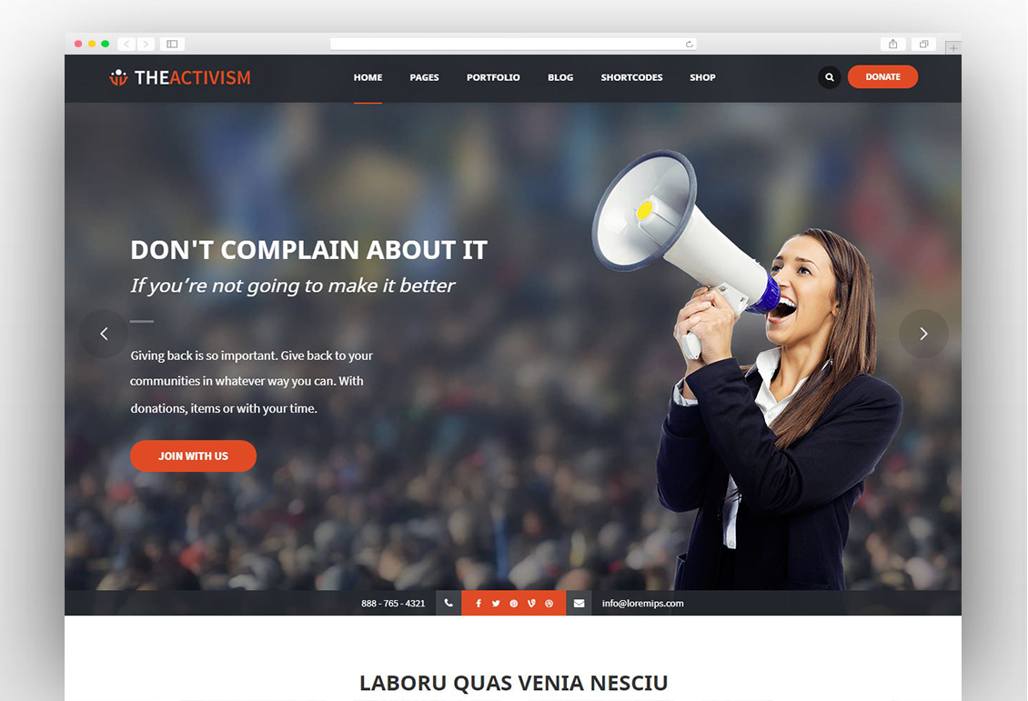 The Activism : Political, Petition WordPress Theme