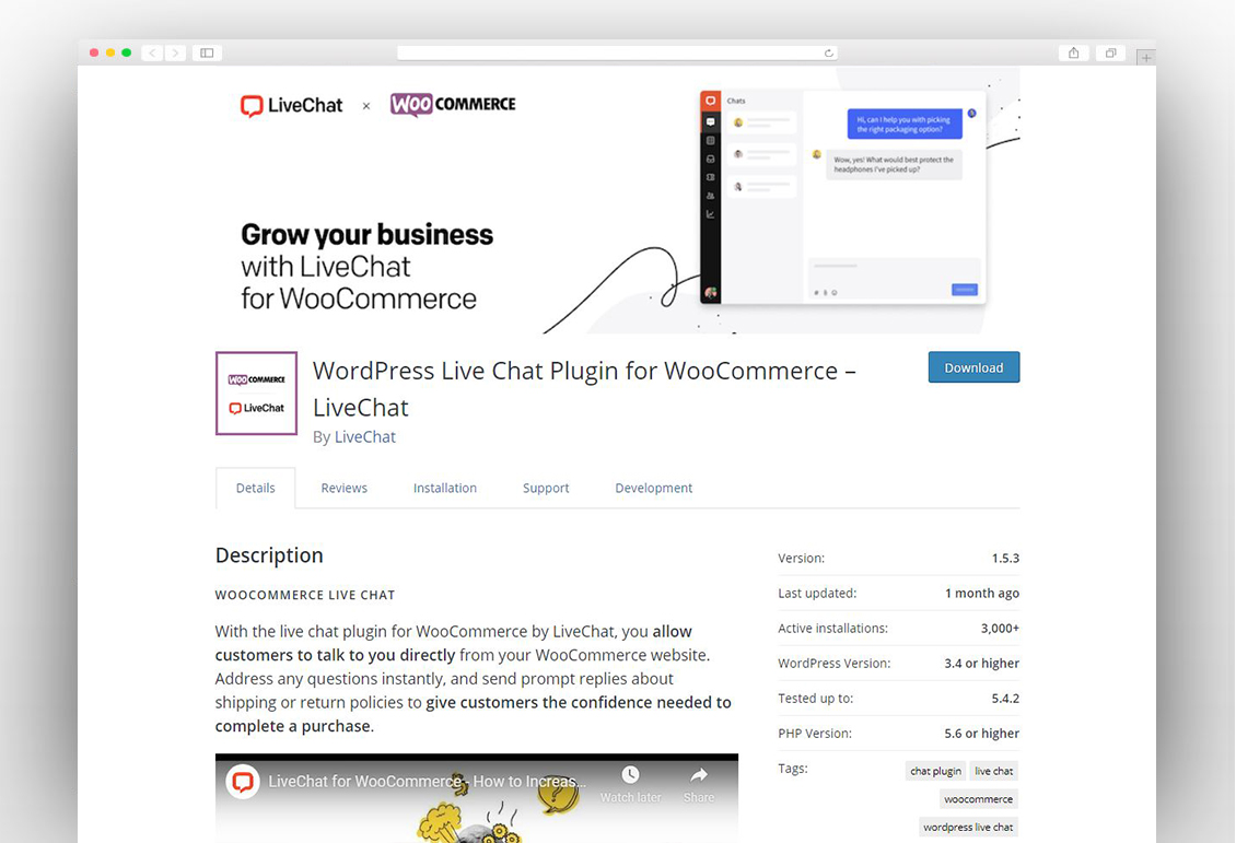 WordPress Live Chat Plugin for WooCommerce – LiveChat
