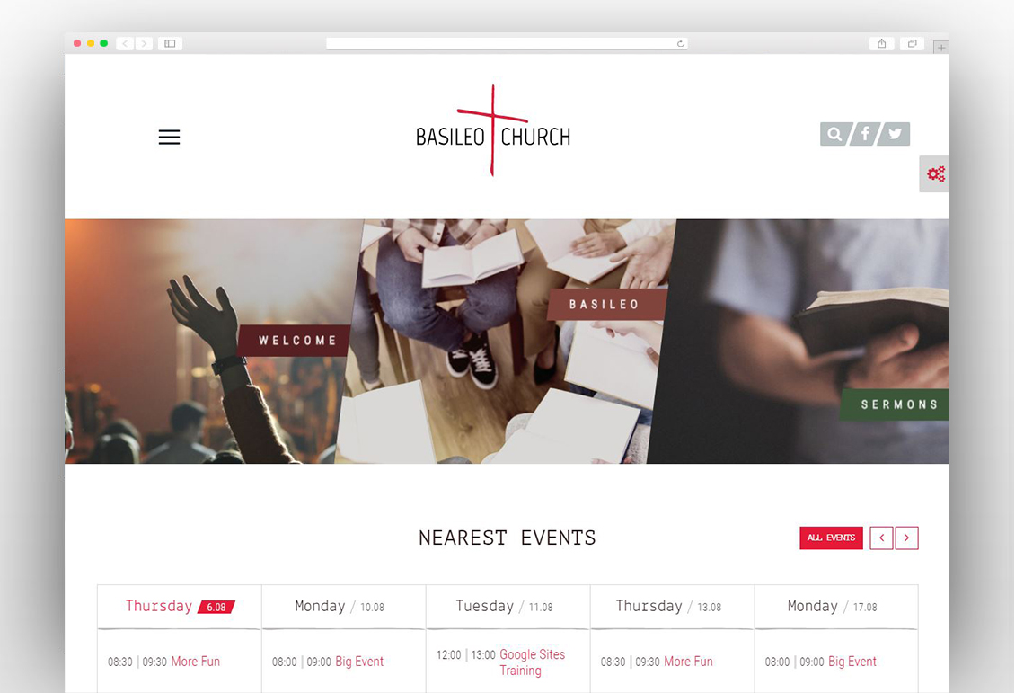 Basileo Prima • Modern WordPress Theme For Church Or Charity