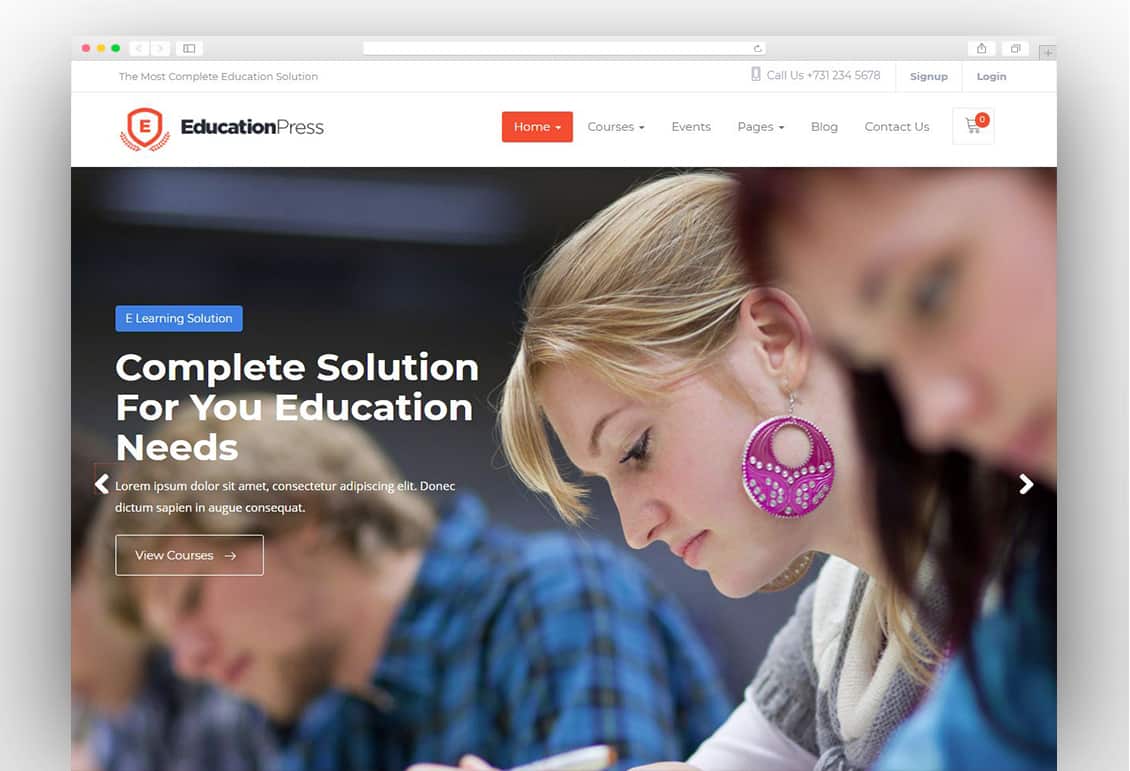 EducationPress - Complete Education WordPress Theme
