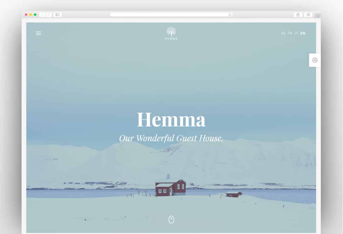 Hemma - A WordPress theme for Holiday Houses