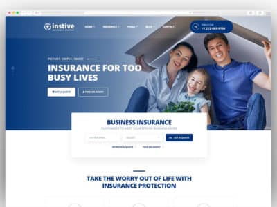 Instive - Insurance WordPress Theme