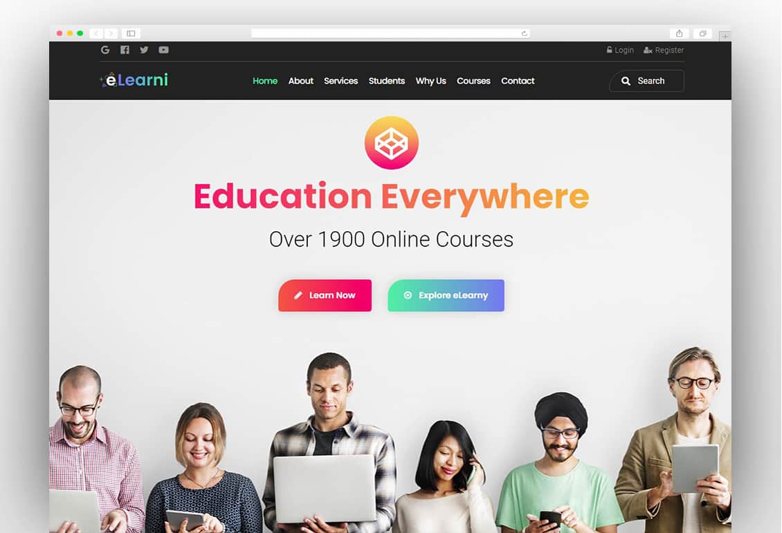 Online Learning & Education LMS - eLearni