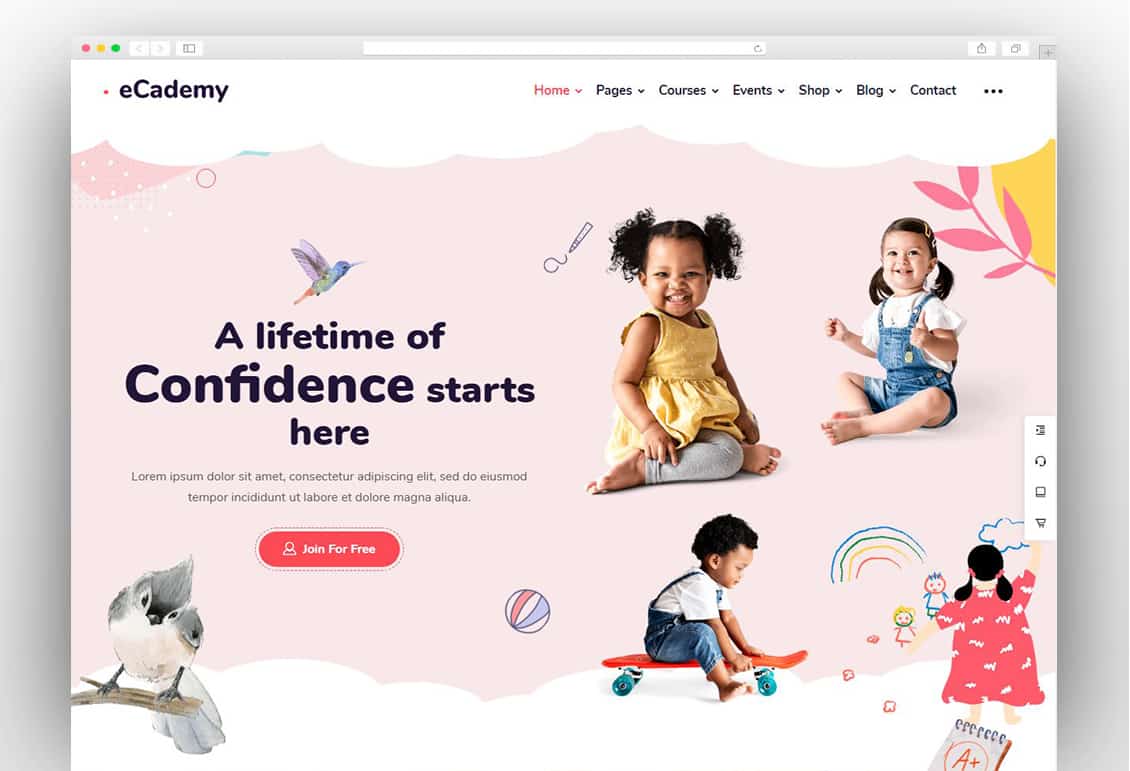 eCademy - Elementor LMS & Online Courses Theme