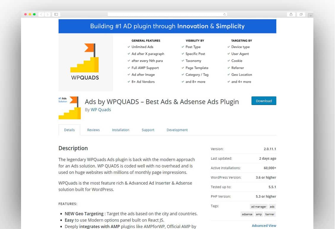 Ads & AdSense Plugin WP QUADS