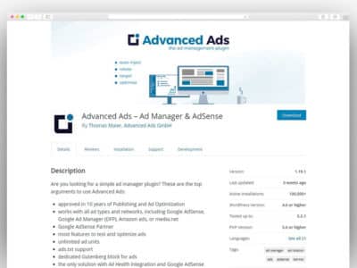 Advanced Ads – Ad Manager & AdSense