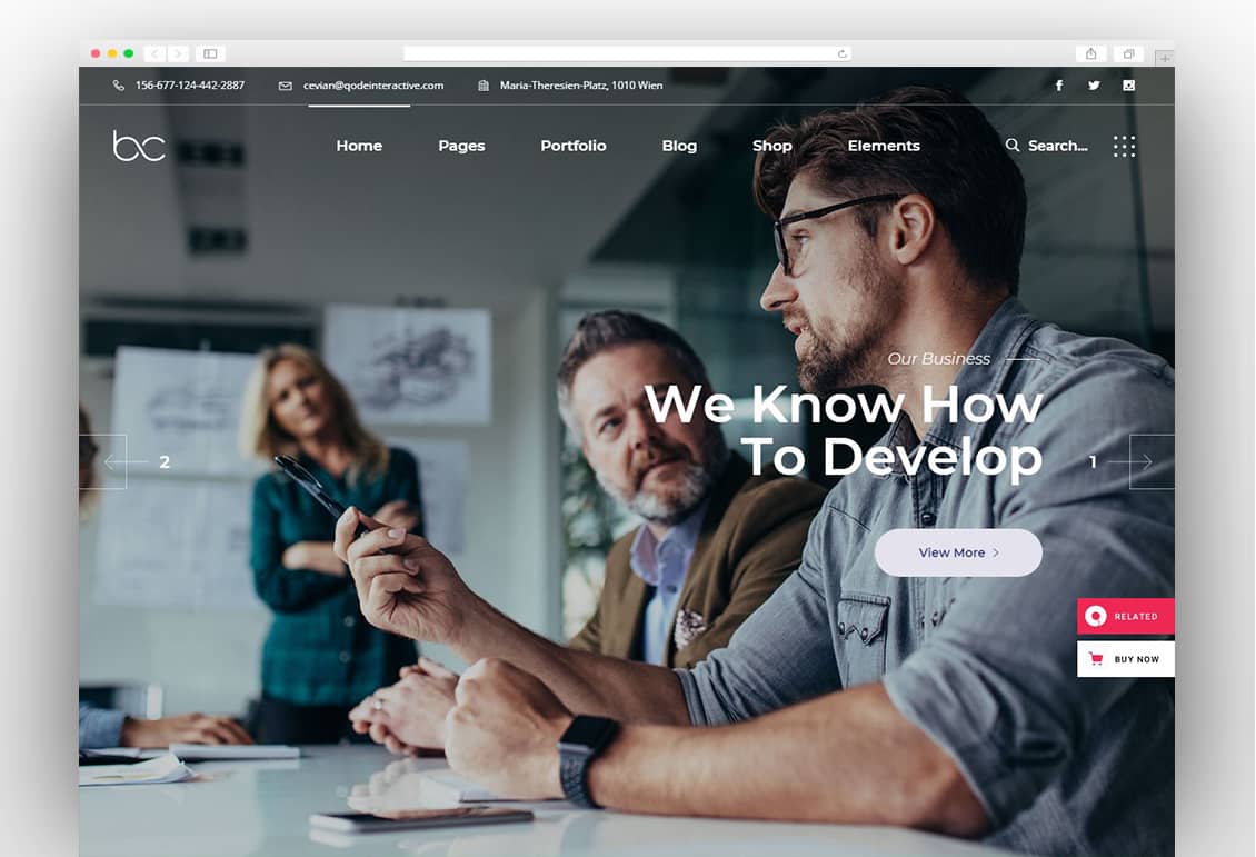 Cevian - Creative Agency and Startup Theme