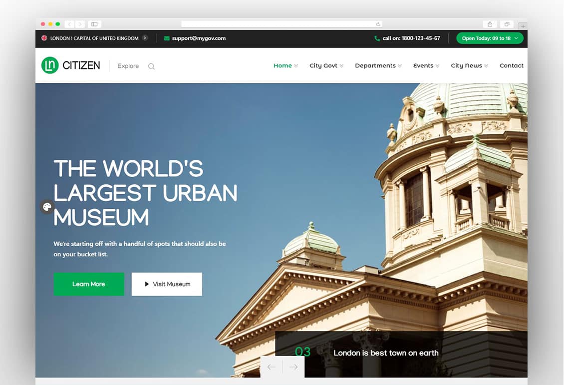CityZen - Municipal and Government WordPress Theme + RTL