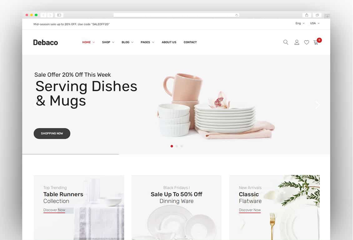 Debaco - Kitchen appliances for WooCommerce WordPress