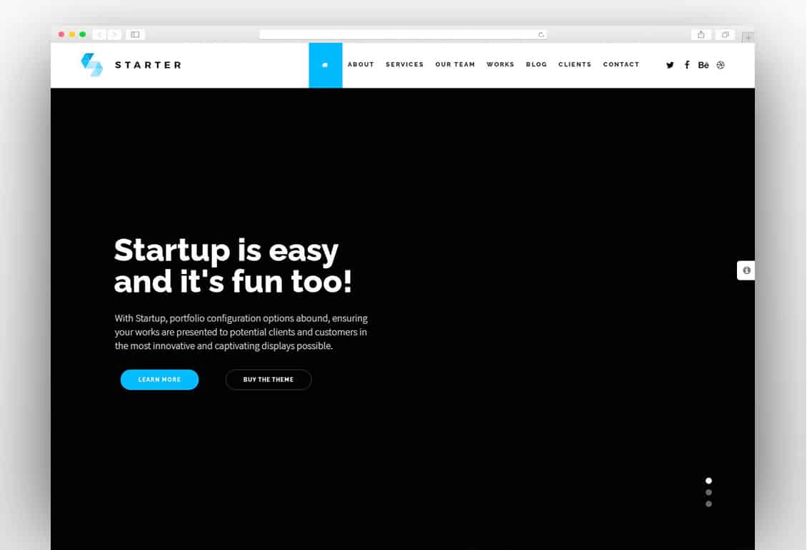 Starter | Business One-Page WordPress Theme