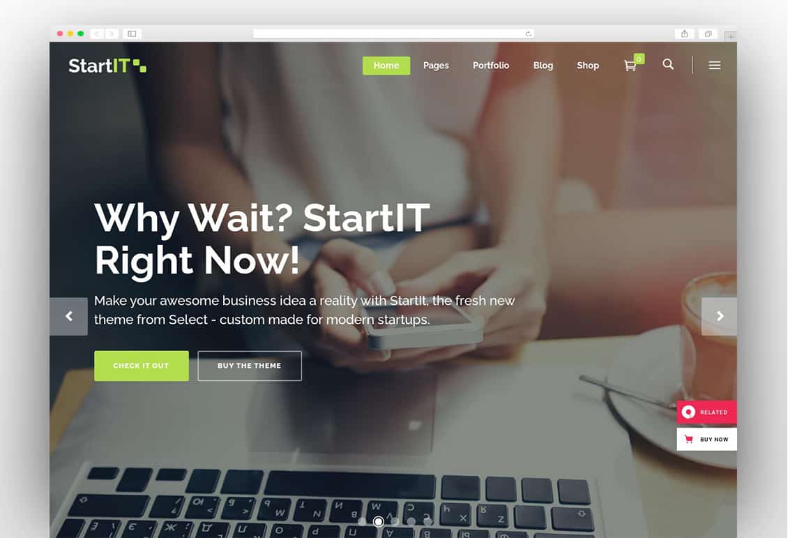 Startit - Fresh Startup Business Theme