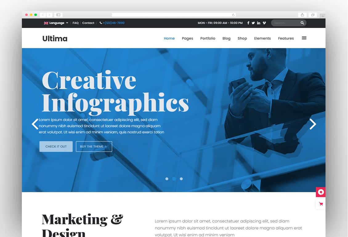 Ultima - Digital Marketing Agency Theme