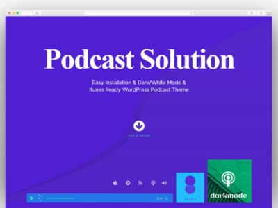 Fastcast - Podcast WordPress Theme