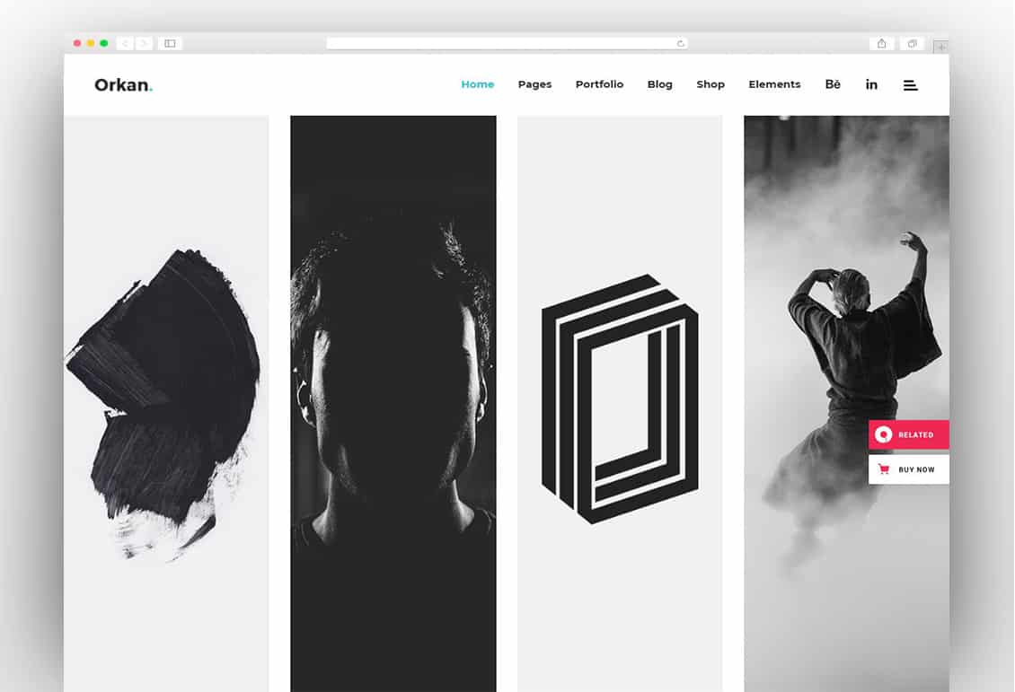 Orkan - Artist and Design Agency Portfolio Theme