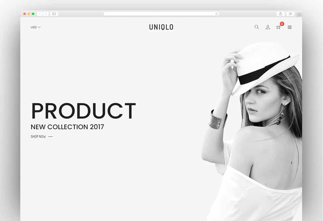 Uniqlo - Minimal eCommerce Shopify Theme