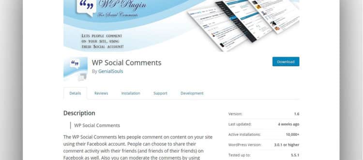 WP Social Comments