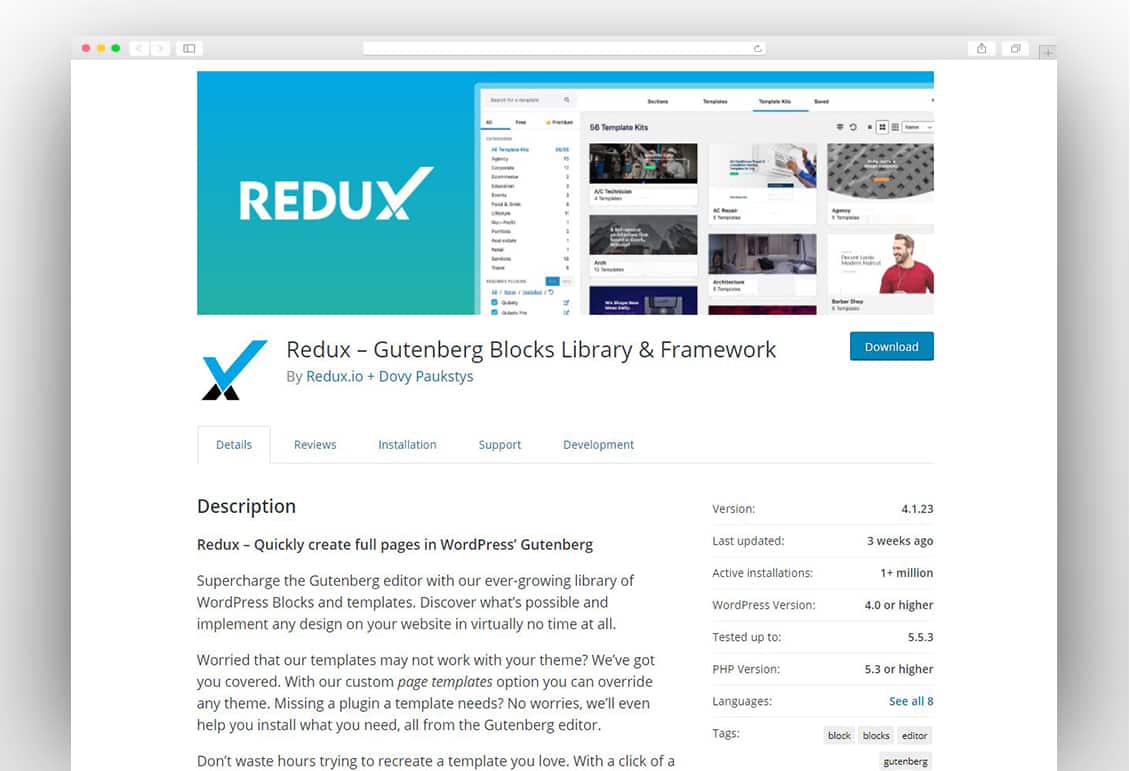 Redux – Gutenberg Blocks Library & Framework