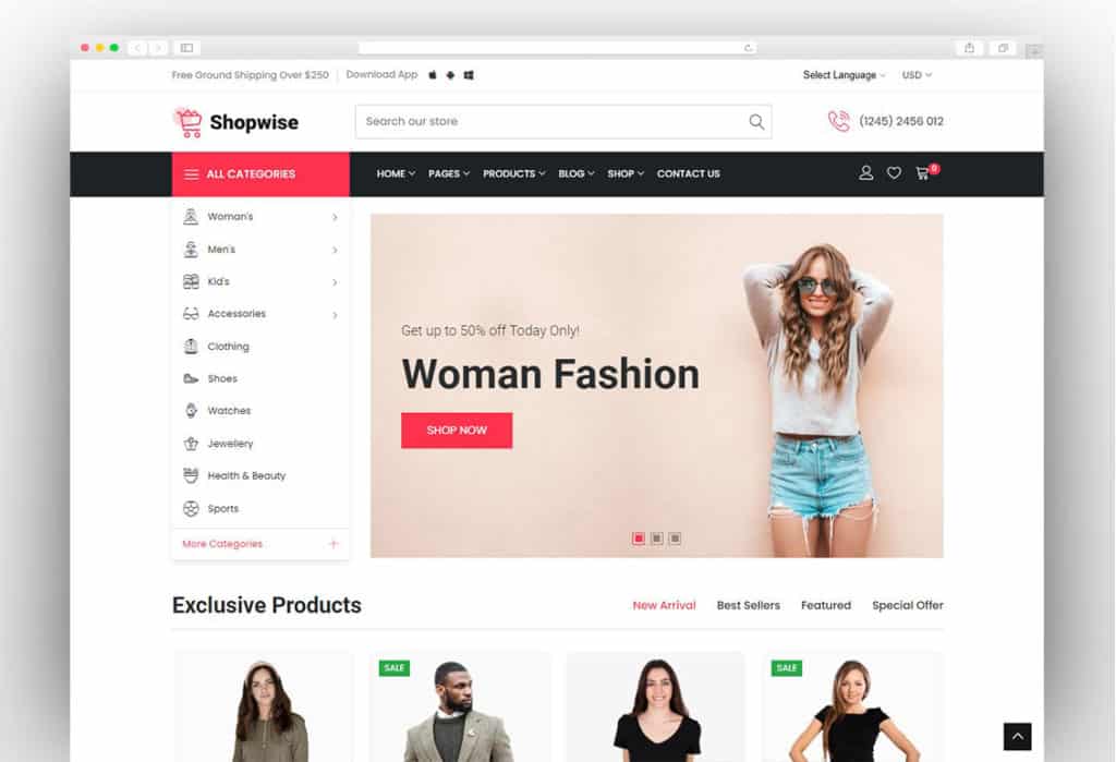 Shopwise - eCommerce Shopify Theme