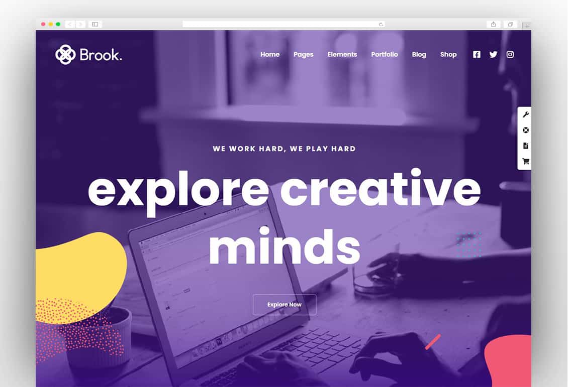 Brook - Agency Business Creative WordPress Theme