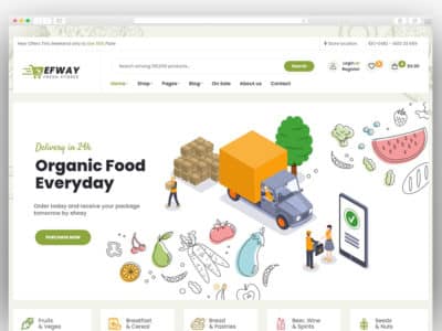 Food Store WooCommerce WordPress Theme - Efway