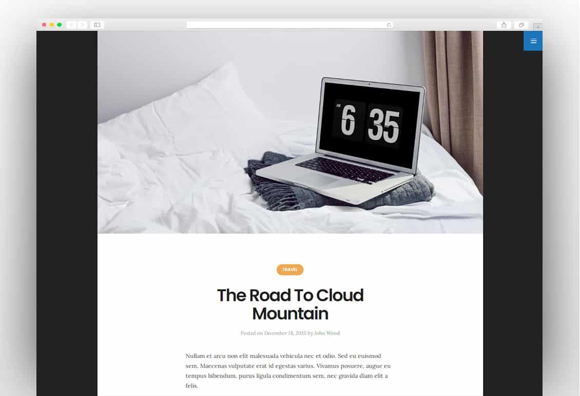 Nord - Minimal and Clean WordPress Personal Blog Theme