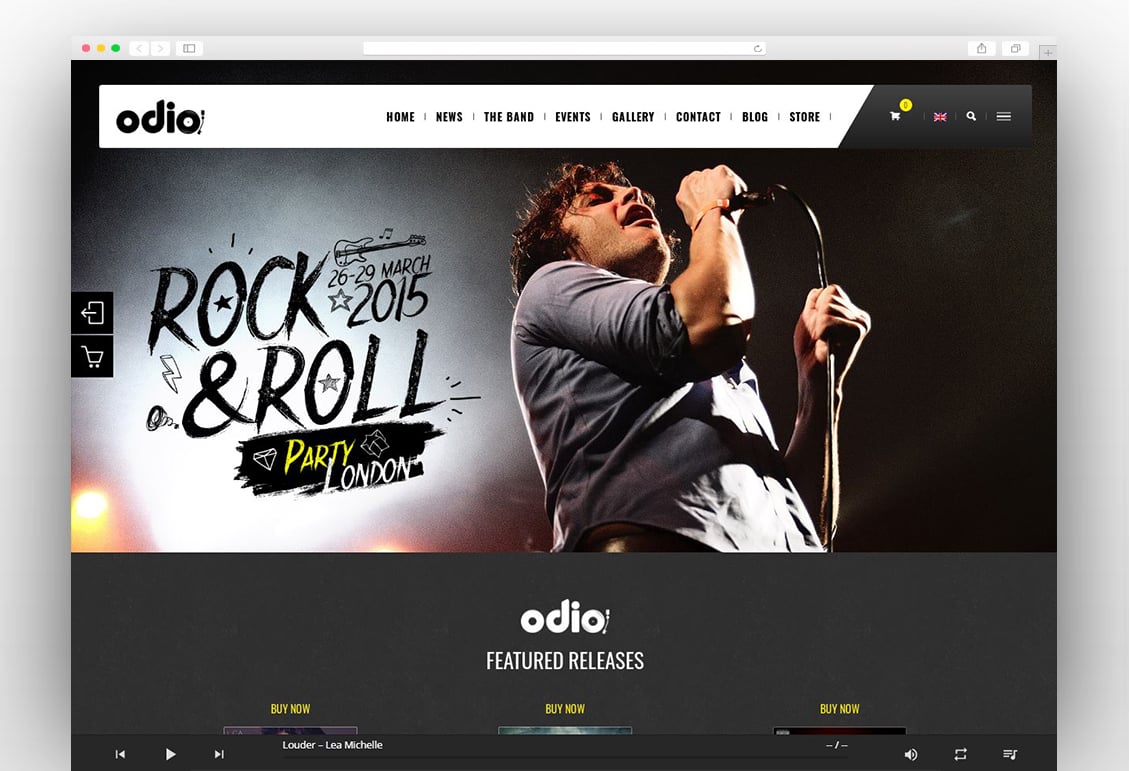 Odio - Music WP Theme For Bands, Clubs, and Musicians
