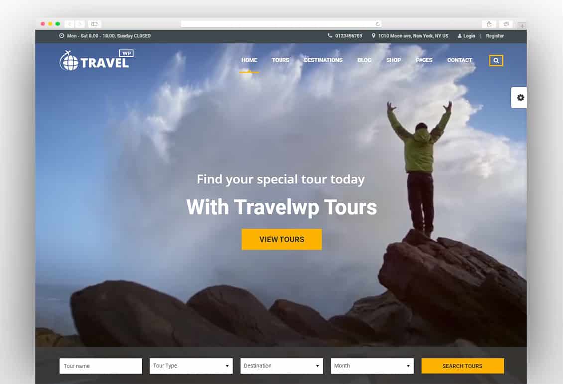 Travel Tour Booking WordPress Theme
