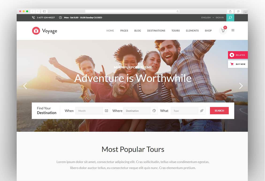 Voyage - Travel Theme