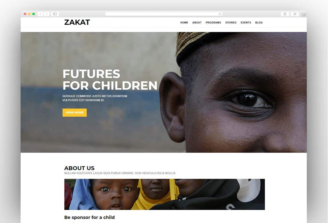 Zakat - Charity WordPress