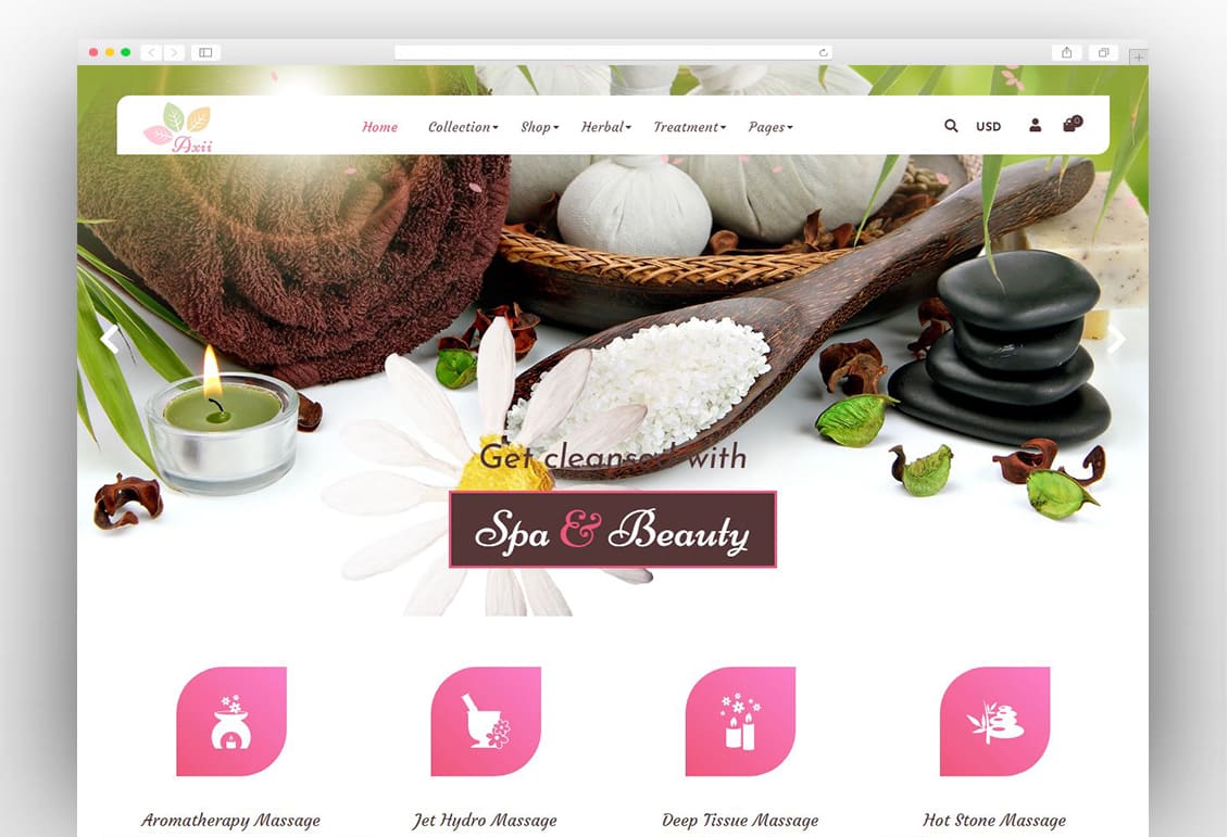 Axii | Beauty Spa Shopify Theme