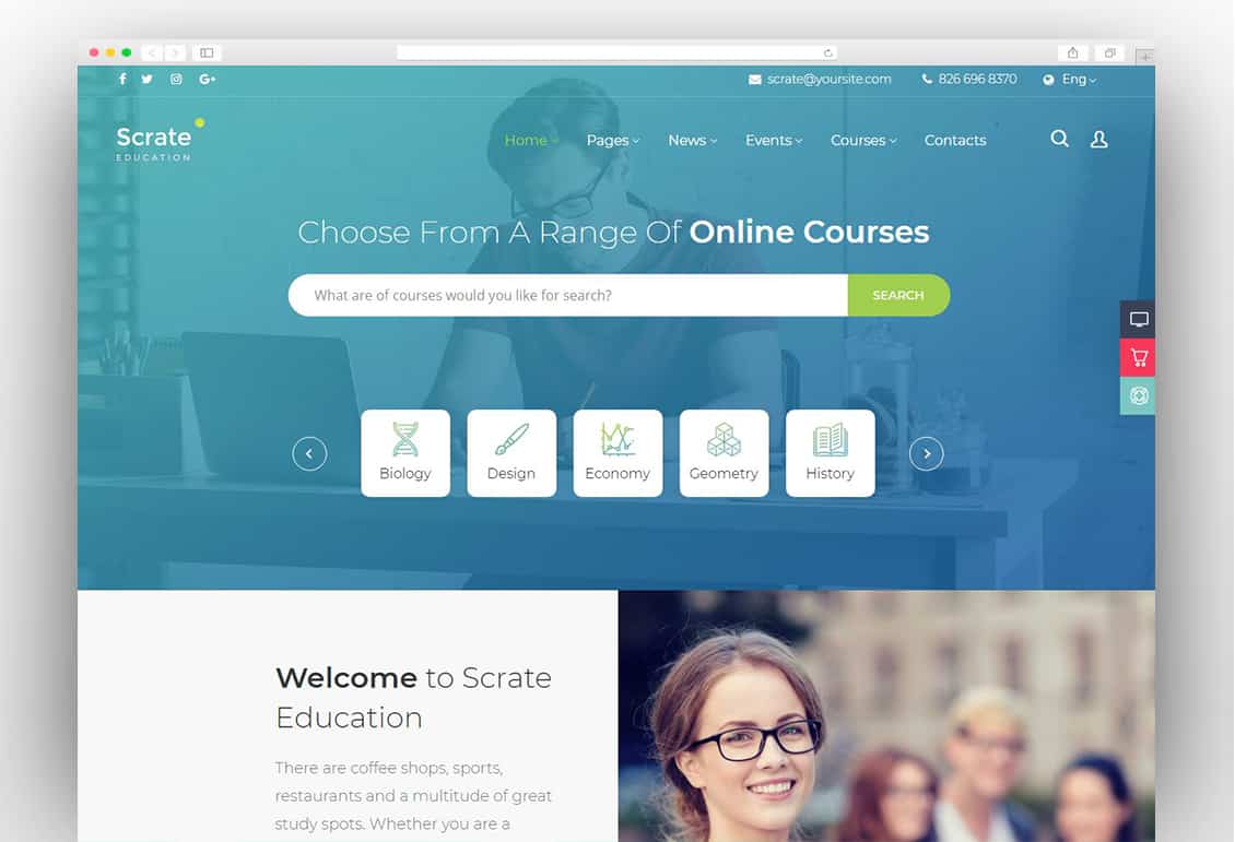 Scrate - Education and Teaching Online Courses