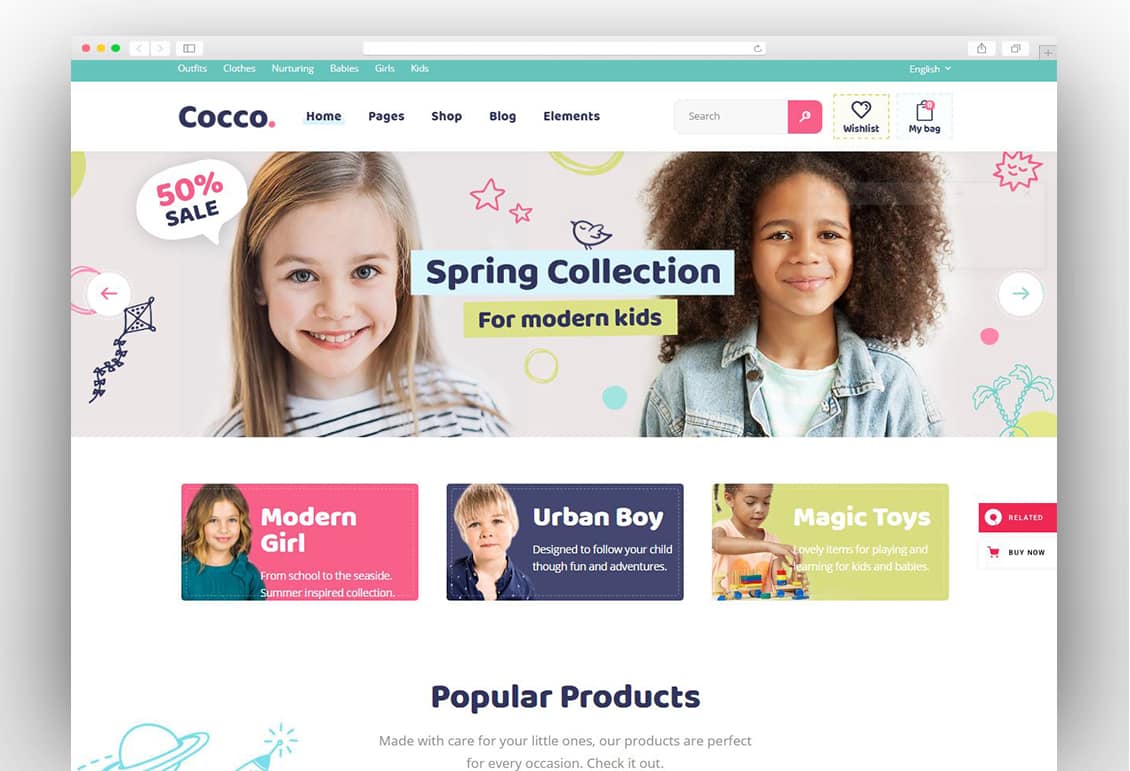 Cocco - Kids Store and Baby Shop Theme