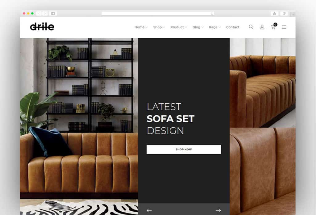 Drile - Furniture WooCommerce WordPress Theme