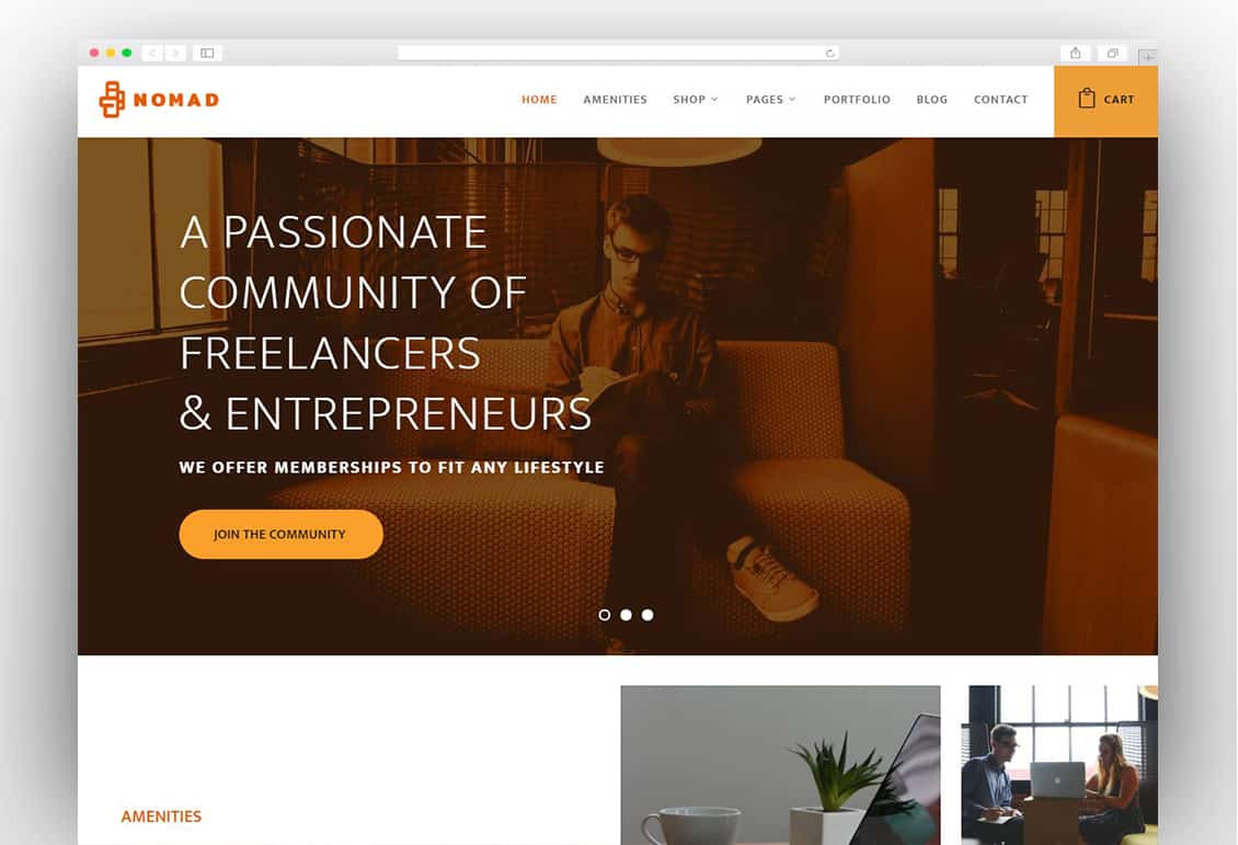 Nomad - Business & Coworking Space Theme