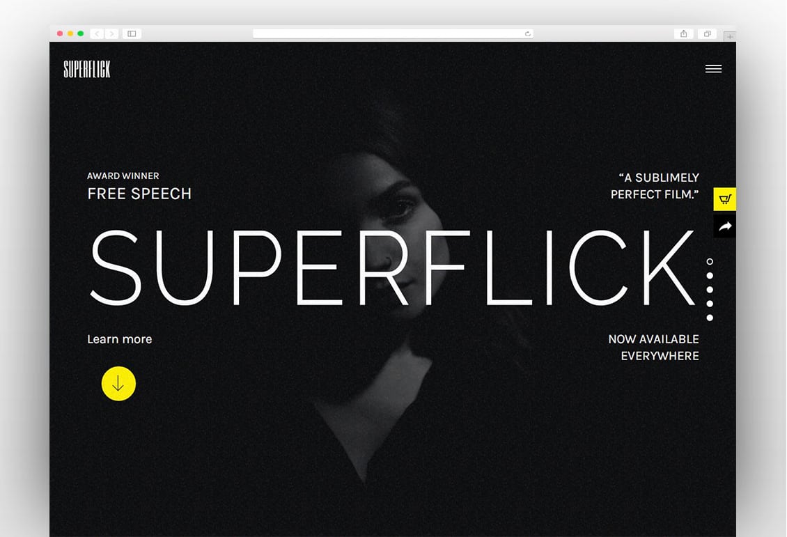 Superflick - An Elegant Video Oriented WordPress Theme