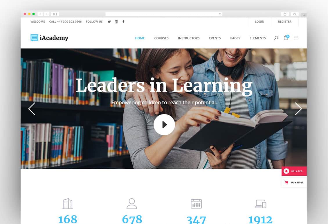 iAcademy - Education Theme for Online Learning