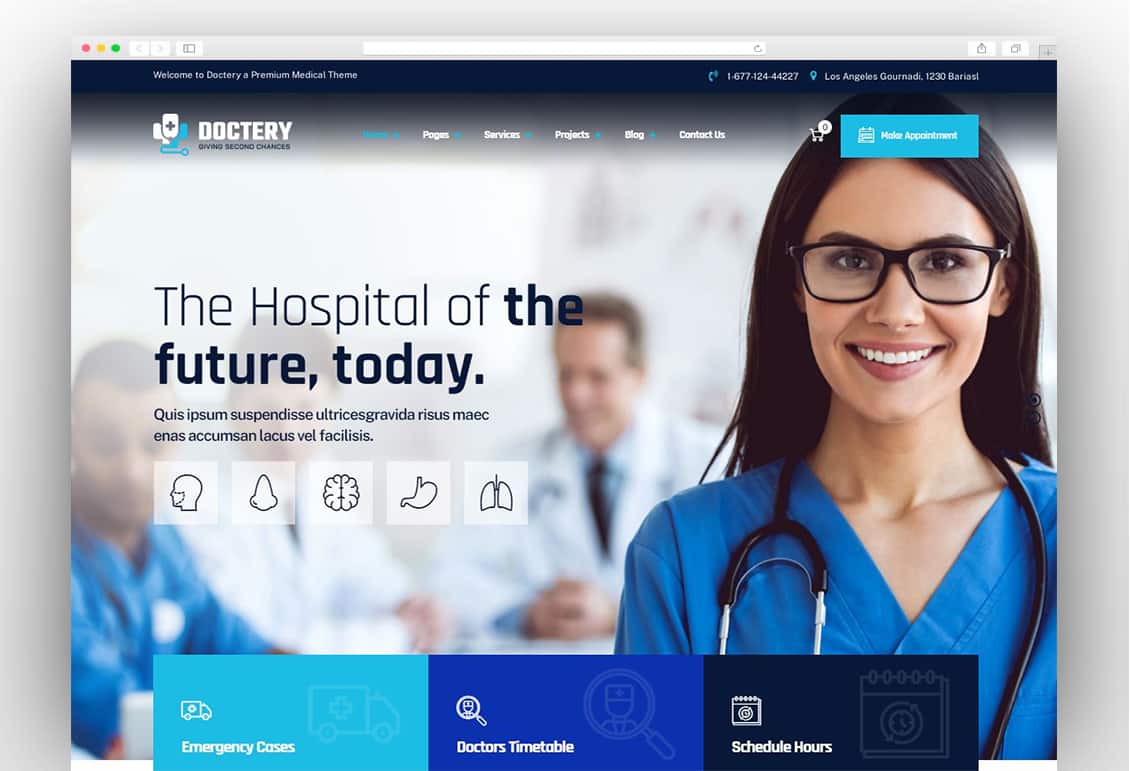 Doctery - Hospital and Healthcare WordPress Theme