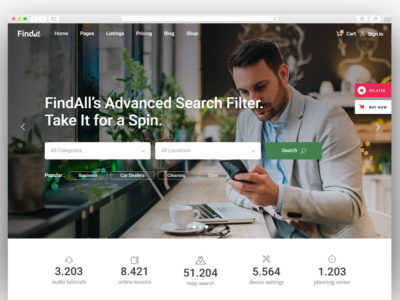 FindAll - Business Directory Theme