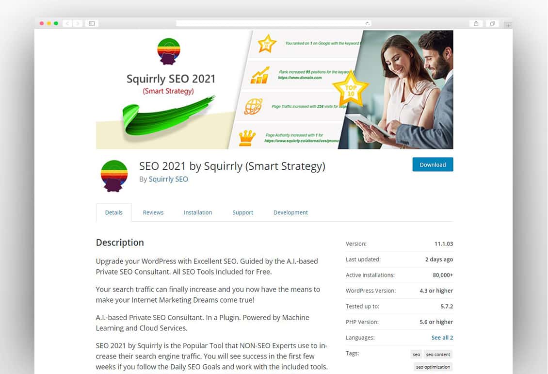 SEO 2021 by Squirrly (Smart Strategy)