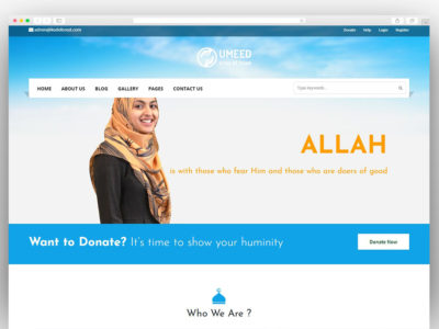 Umeed Charity WordPress Theme For Fundraising