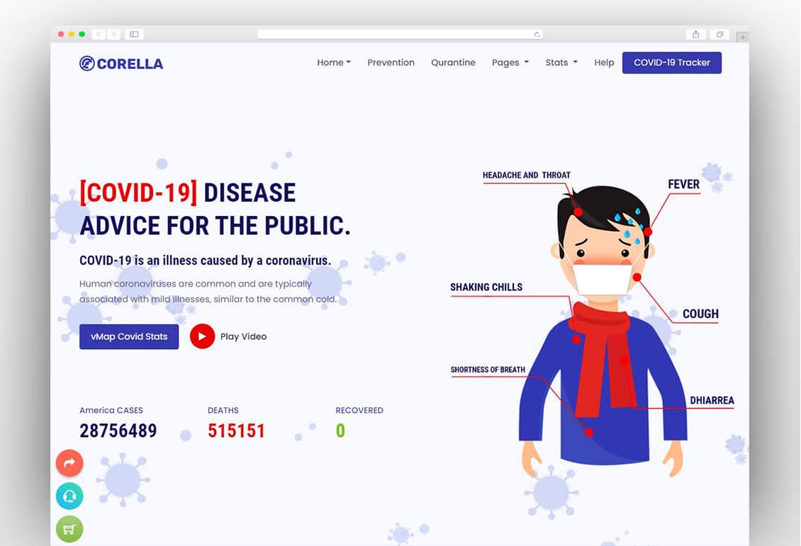 Corella | Coronavirus (COVID-19) Social Awareness And Medical Prevention Template