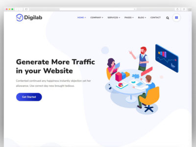 Digilab - Digital Marketing Agency WordPress Theme